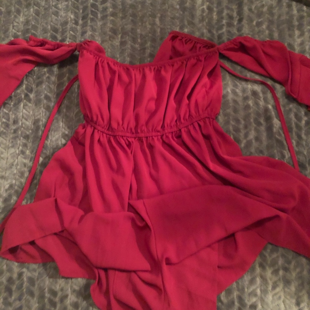 RED ROMPER
